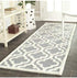 2' 3' CAM132D SAFAVIEH Cambridge Collection x Silver / Ivory Handmade Moroccan Premium Wool Accent Rug