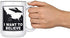 Artisan Owl I Want to Believe UFO Mug, 15oz Funny Alien Tea & Coffee Cup for Sci-Fi Fans in Black Inlay