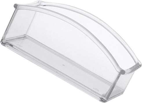 STOBOK Clear Acrylic Tea Storage Organizer, Sugar Packet Holder for Home Office Countertop and Coffee Bar