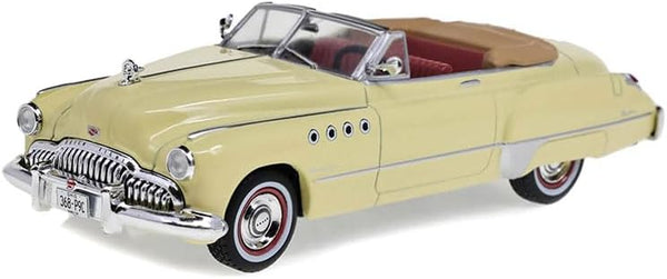 Greenlight Hollywood 86618 Rain Man Charlie Babbitt's 1949 Roadmaster Convertible 1/43 Scale Diecast