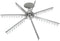 Royal Industries Cast Aluminum Pie Marker, 7 Cut, Silver, Commercial Grade