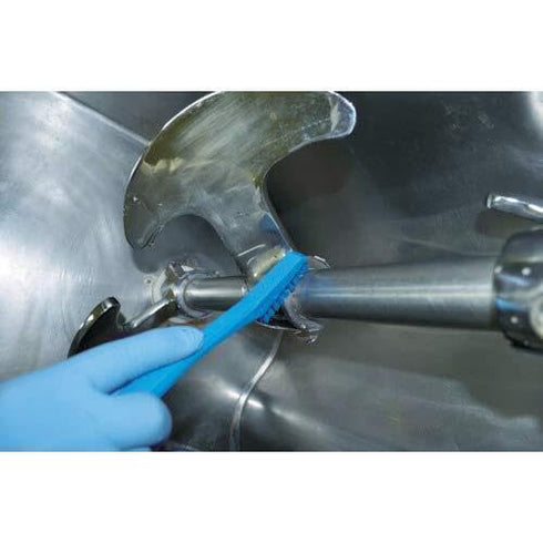 44015 8 Inch, Vikan - Detail Brush, Multifunctional, Slip-Resistant Cleaning Tool, Extra Stiff Polypropylene