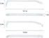 AMI PARTS WR12X22148 Refrigerator Door Handle Set Replaces AP5949272, GTH17GBEDRWW, GTH18GBD4RWW
