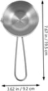 Pour Oil Small Pot, Steaming Pot, Stainless Steel Saucepan for Cooking Milk, Mini Pan