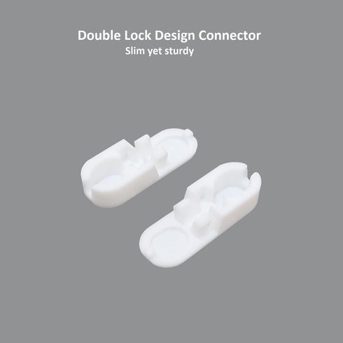 Curtain Chain Connector, 20 Pack, Repair for Roller Blinds Shades Beaded Chains Cords Strings - White