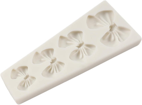 Bowknot Fondant Mold, Bow Tie Silicone Mold for Cake Decoration, Sugar Candy Cake Pop Bow Craft Molds