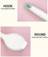 AMORBASE Dish Scrubber, Silicone Soft Bristles Scrub Brush with Scraper Tip, Comfortable Grip Brushes for Kitchen Sink