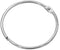 Coideal 20 Pack Metal Shower Curtain Rings, 2 Inch Large Silver Round Loop for Hanging Drapes