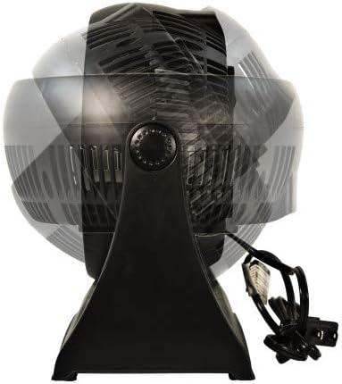 Comfort Zone Table Fan, 8 inch, 3 Speed, Electric, Wall Mountable, Adjustable Tilt, CZHV8T
