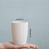 NeschToy 12oz Small Drinking Tumblers, Set of 5 Unbreakable Wheat Straw Cups for Camping Party, Reusable Water Glasses
