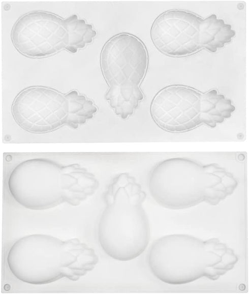 Silicone Cake Mold, Dessert Silicone Mold for Baking, Fondant Mould, Fruit Shape, Jelly Bakeware, 11.68x6.84x1.48 inch