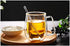 4 Pcs Clear Glass Tea Spoon, Long Handle Stirring Spoon for Coffee, Iced Tea, Cocktail, Dessert