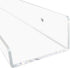 15" (15 Inch 3Pack) Weiai Clear Acrylic Shelf Invisible Floating Wall Ledge Bookshelf, Kids Book Display Shelves Wall