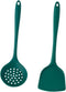 Zerodeko 1 Set Silicone Spatula Cooking Spatula, Slotted Skimmer, Nonstick Silicone Spoon, Colander Drain Tool
