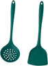 Zerodeko 1 Set Silicone Spatula Cooking Spatula, Slotted Skimmer, Nonstick Silicone Spoon, Colander Drain Tool