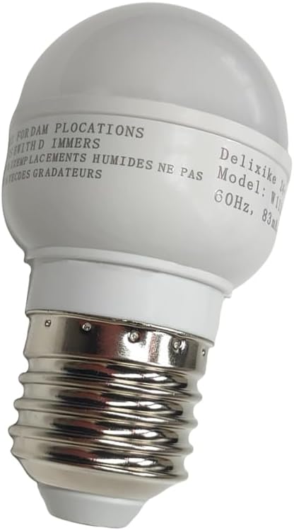 LED Light 1pc 120v Compatible Whirlpool Refrigerator W11043014 W10565137 W10837631 White Bulb