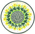 Polish Pottery Plate - Bread & Butter (6 1/4") in Daffodil Design