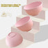 Lnrkai 5 PCS Pink Cereal Bowls, 24 OZ Unbreakable Wheat Straw Bowls - Modern Style, Dishwasher & Microwave Safe