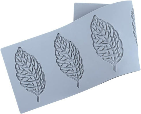 Hollow Leaf Silicone Mold for Chocolate Candy, 3D Food Cooking Decorations, Fondant Mold