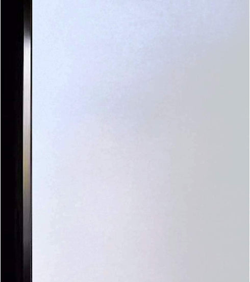 DUOFIRE Frosted Glass Window Film, Matte White Static Cling No Glue Anti-UV Sticker for Privacy Office Bathroom Living