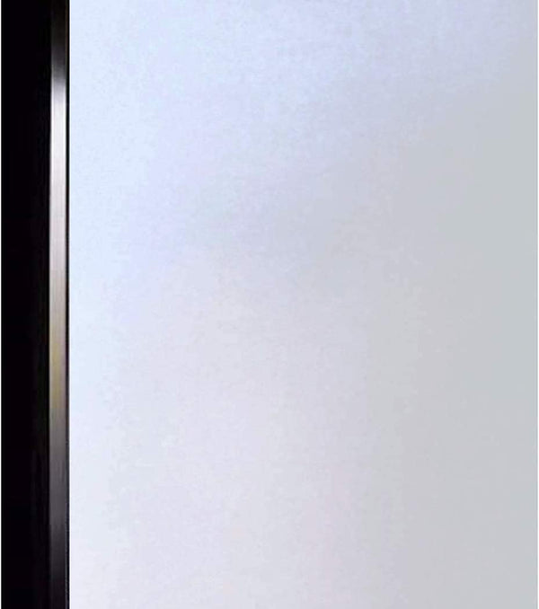 DUOFIRE Frosted Glass Window Film, Matte White Static Cling No Glue Anti-UV Sticker for Privacy Office Bathroom Living