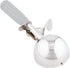 4 Oz Portion Scoop Ice Cream Disher with Trigger Release, Stainless Steel Cookie Scoop for Portion Control