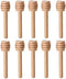 LASSUM 10 Pieces 3 Inch Wood Honey Dippers Sticks, Mini Honey Dipper Stick