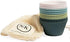 The Silicone Kitchen Reusable JUMBO Silicone Baking Cup, Non-Toxic, BPA Free, 12 Pack, White Blue Green