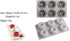 6 Cavity Swirl Shapes Silicone Cake Mold Form Chocolate Cookies Pudding Ice Cream Trays Pastry Baking Tools Bakeware Pan by TUKE