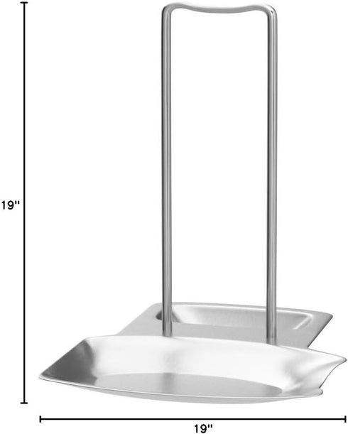 Progressive Pan Lid Holder, 304 Stainless Steel Organizer, Spoon Rest Shelf, Kitchen Decor Tool