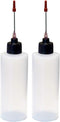 2-4oz Plastic Squeeze Bottles with 1.5 Inch Stainless Steel Applicators