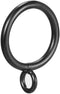 uxcell Metal Curtain Rings, 1 Inch Inner Dia Drapery Ring for Black Curtain Rods, 24 Pcs