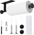 FISHCLOUD Paper Towel Holder Wall Mount - Self Adhesive No Drill or Drilling,
