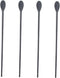 2 Pairs Silicone Integrated Chopsticks and Spoon Set - Coffee Mixing Spoons, Ice Cream Stirring Sticks
