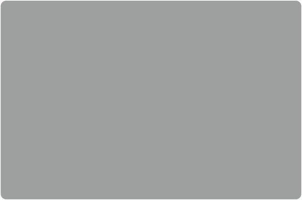 23.6'' by 15.7'' Flexible Silicone Placemat, Non-Slip, Waterproof, Heat Resistant, Grey, 1 pcs
