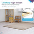 Non Slip Area Rug Pad, Size 5 X 8, Extra Strong Grip and Thick Padding