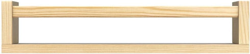 24 Inches (4-Pack) Forbena Natural Wood Nursery Bookshelves for Wall, Long Floating Book Shelves, Wall Mounted Bookcase