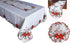 Holiday Christmas Table Runner, 13"x34", Cutwork Embroidered Floral Dresser Scarf for Home Dining