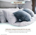 Pillowflex Premium Polyester Throw Pillow Insert - 15x15 - Ultra Soft Small Square Couch Sham, Lumbar, Sofa - 1 Soft