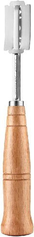 SAINT GERMAIN Premium Hand Crafted Bread Lame for Dough Scoring Knife, Tool Sourdough Slashing with 10 Blades Included Replacement Authentic Leather Protector Cover by Saint Germain Bakery