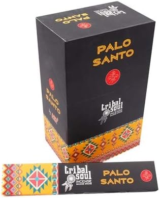 Tribal Soul Incense Smudge Stick Scents, Premium Quality Incense Stick (Box of 12) - Palo Santo