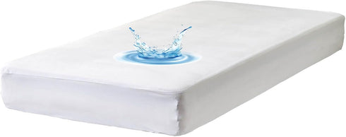 Cooling Twin XL Mattress Protector Waterproof Ultra Soft Matressprotector for College Dorm Room Extra Long Twin Bed Noiseless Smooth Jersey Top Fitted Cover with Stretchy Pocket by Kingnex