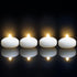 Qidol Waterproof Flameless Floating Candle Battery Operated Flickering Electric Led Light with Timer,