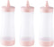 3PCS Sauce Squeeze Bottle, Plastic Oil Bottle, BBQ Sauce Bottle, Small Squeeze Bottles for Salad Dressing, Ketchup,