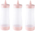 3PCS Sauce Squeeze Bottle, Plastic Oil Bottle, BBQ Sauce Bottle, Small Squeeze Bottles for Salad Dressing, Ketchup,