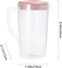 Hemoton 2600ML Plastic Pitcher with Lid Plastic Juice Pitcher Iced Tea Pitcher for Fridge Large Capacity Clear Plastic Pitcher Lemonade Pitcher with Lid Clear Kettle Mix Drinks Water Jug Pot by Hemoton