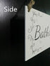 Meijiafei Cloak Room Shabby Chic Gift Sign Plaque 10" x 5"