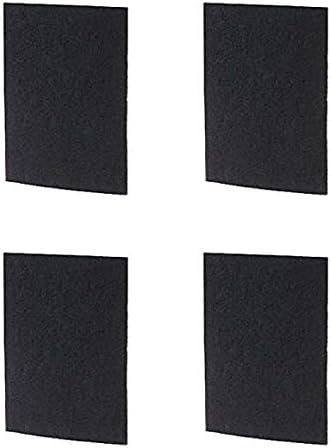 CFS – Pack of 4, Replacement Carbon Pre Filters Compatible with HAPF600DM-U2, HAPF600, HAPF60, HEPA Filter Models – Fresh & Filtered Air for Indoor and Home – Carbon Air Filter Sheet – Black