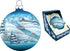 G. Debrekht Winter Village Glass Ball Ornament, 3.5"