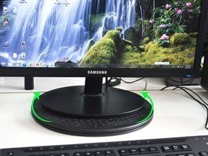 12 Inch Heavy Duty Rotating Swivel Steel Ball Bearings Stand for Monitor/TV/Turntable